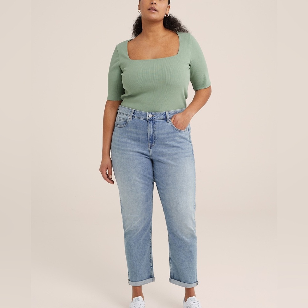 Dressbarn Mint Green Sweater Top - Size Small